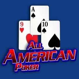 All American Poker slot visual from RTG (Reel Time Gaming) available on djslots.pl